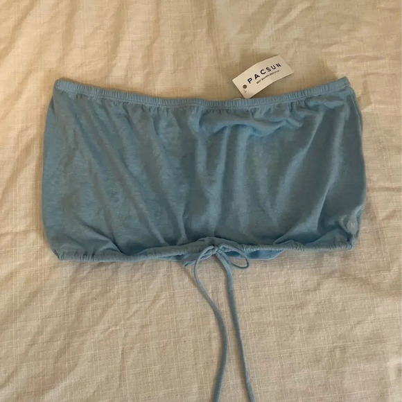 Pacsun blue tube top medium NEW NWT - Picture 1 of 6